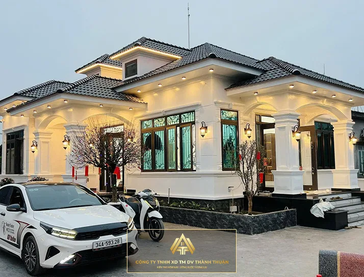 Biệt thự tân cổ điển mái nhật