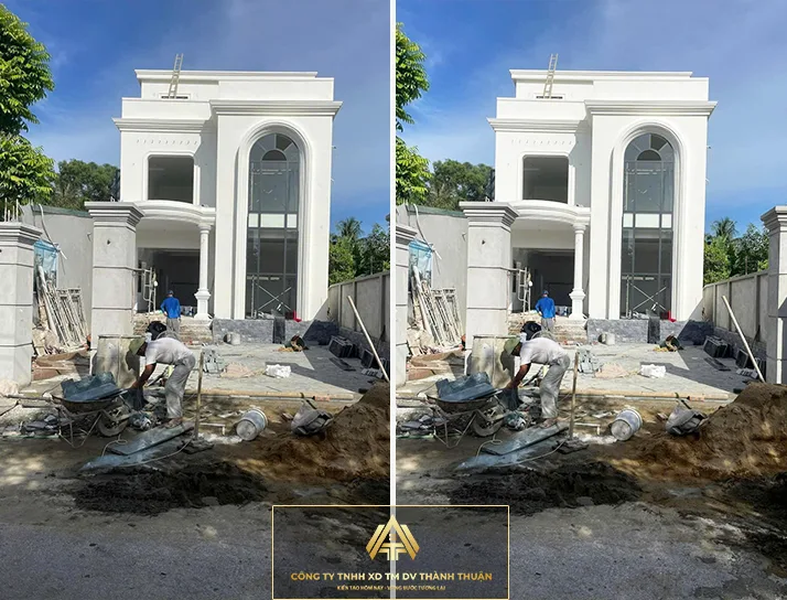 Nhà cấp 4 tân cổ điển cực đẹp