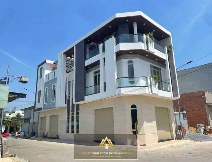 Công trình nhà phố 2 mặt tiền kinh doanh