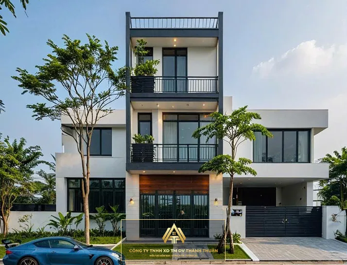 Công trình nhà phố 3 tầng hiện đại cho Gia đình Anh Hoàng